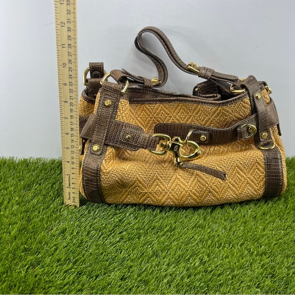 Francesco Biasia Shoulder bag Brown Brown Women’s Authentic - Picture 10 of 10